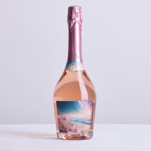 supernova blush sparkling english wine from wildshark vineyard